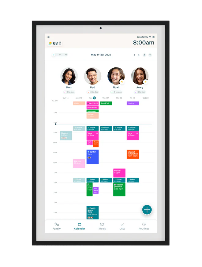 ZARUNE – Smart Digital Calendar