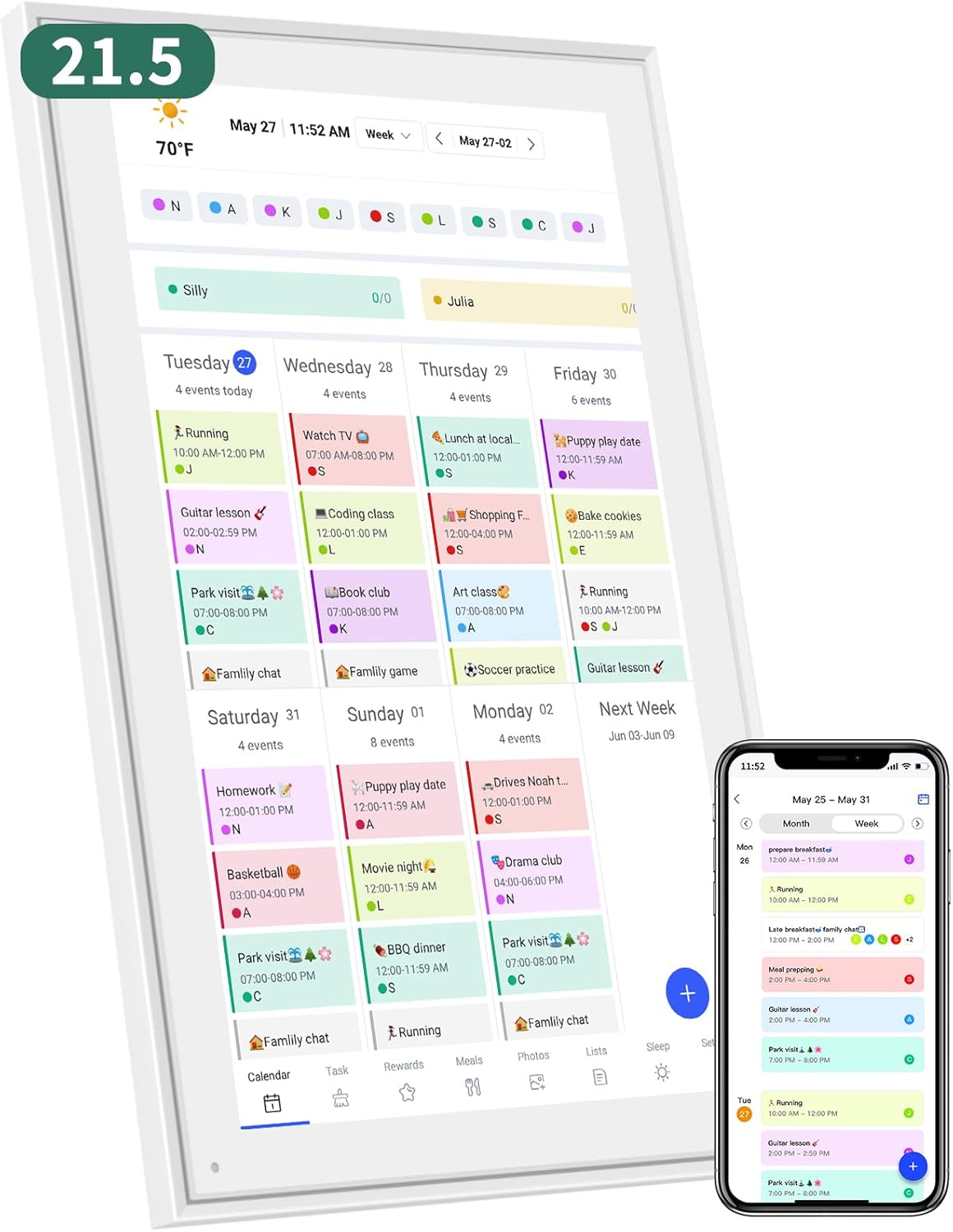 ZARUNE – Smart Digital Calendar
