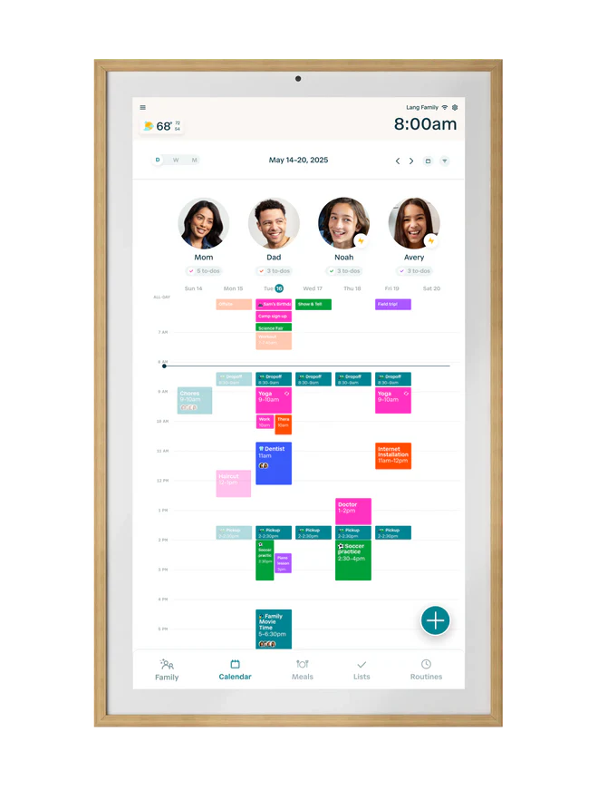 ZARUNE – Smart Digital Calendar